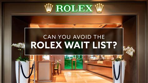 how to sign up for rolex waiting list|buy rolex without waitlist.